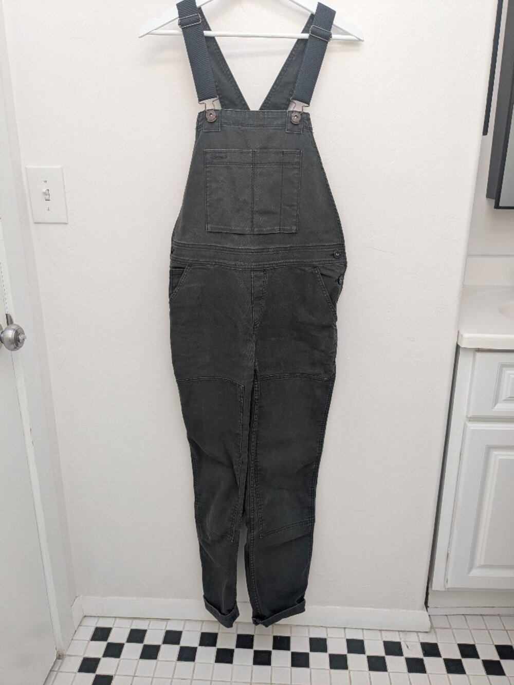 REI Trailsmith overalls gray size 6